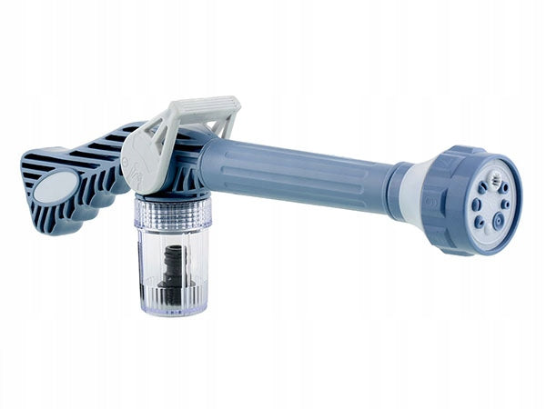 Pistol Stropit Multifuncțional pentru Spalare Auto și Gradina, cu Recipient pentru Sapun, 8 Tipuri de Jet, 41 cm
