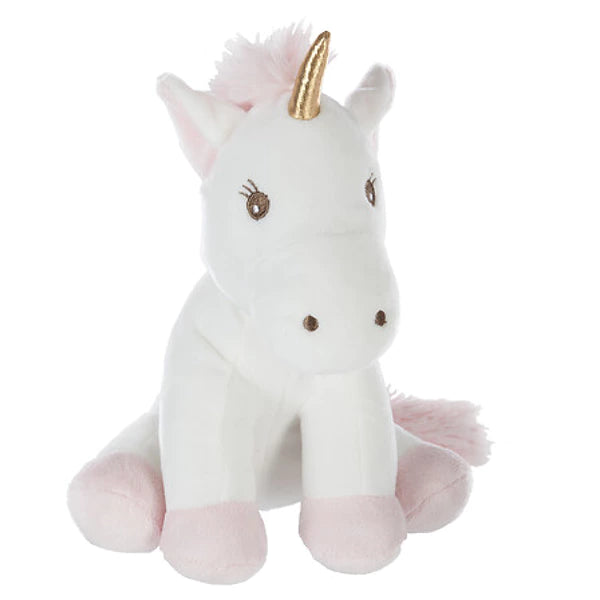 Jucarie de plus Unicorn, 22 cm, culori asortate roz,alb