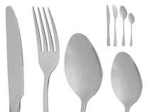 Set tacamuri KINVARA, 16 piese, otel inoxidabil, culoare argintie