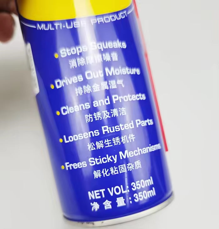 Spray Lubrifiant Multifunctional 400 ml, WD-40 Anticoroziv, Deblocheaza Piese Ruginite, Elimina Umezeala, Protejeaza si Lubrifiaza Mecanisme